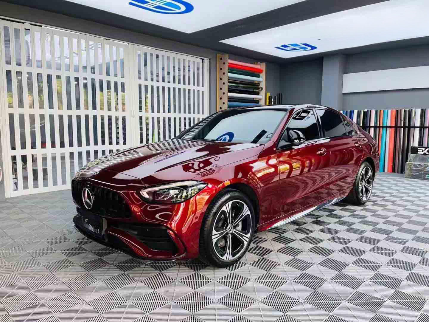 Gloss Metallic Royal Blood Red Vinyl Wrap
