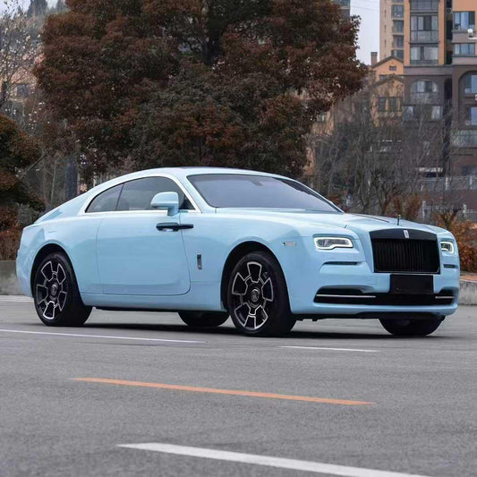 Gloss Crystal Binchuan Blue Vinyl Wrap CS