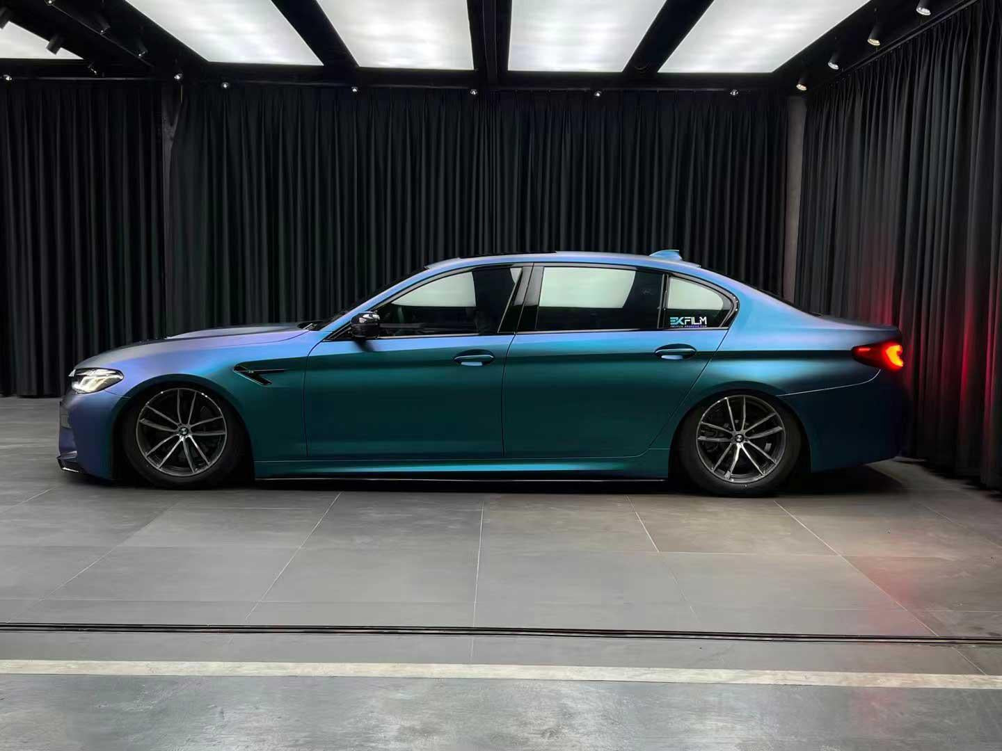 Color Shift Malachite Green Vinyl Wrap HCS