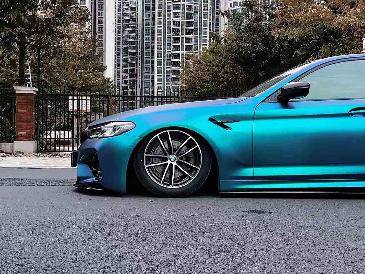 Color Shift Malachite Green Vinyl Wrap HCS