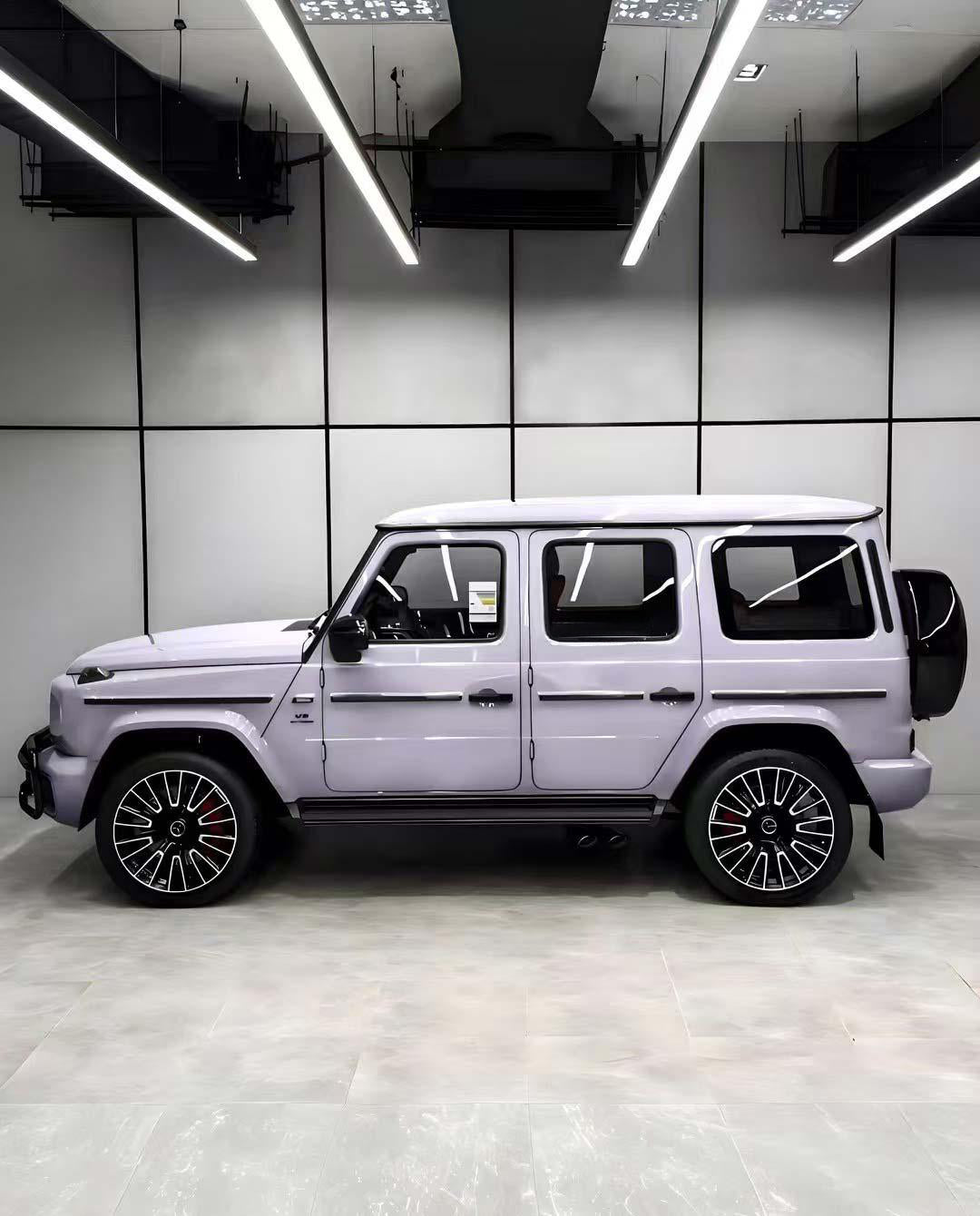 Gloss Fog Purple Light Vinyl Wrap