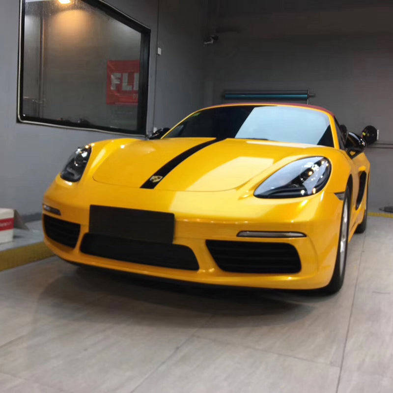 Gloss Metallic Yellow Vinyl Wrap