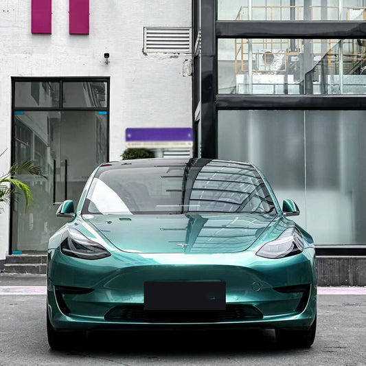 Liquid Metallic Peacock Green Car Wrap