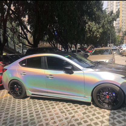 Gloss White Iridescent Car Vinyl Wrap