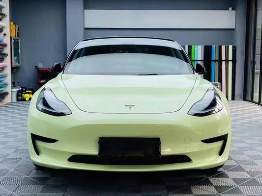 Gloss Avocado Green Vinyl Wrap Y-S