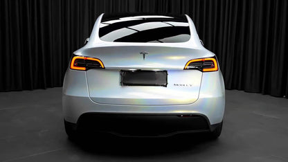 Diamond Laser White Vinyl Wrap