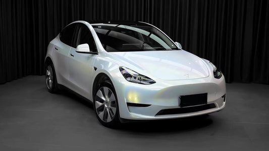 Diamond Laser White Vinyl Wrap