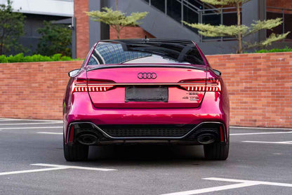 Glossy Glazed Crimson Red Vinyl Wrap