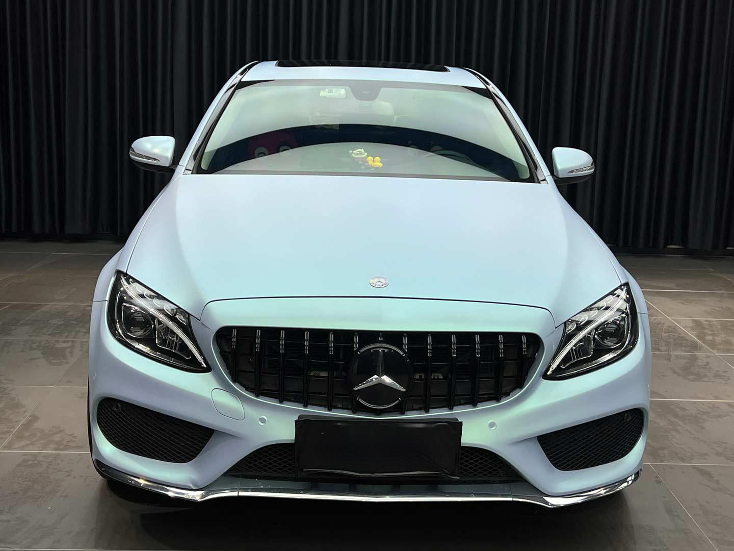 Glossy Mountain blue green Vinyl Wrap Color Shift