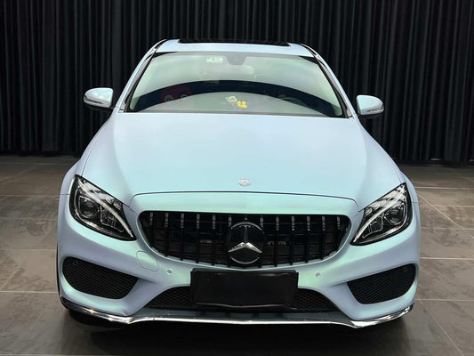 Glossy Mountain blue green Vinyl Wrap Color Shift