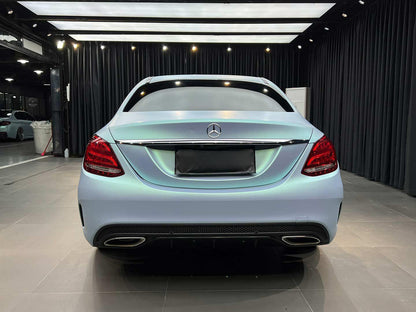 Glossy Mountain blue green Vinyl Wrap Color Shift