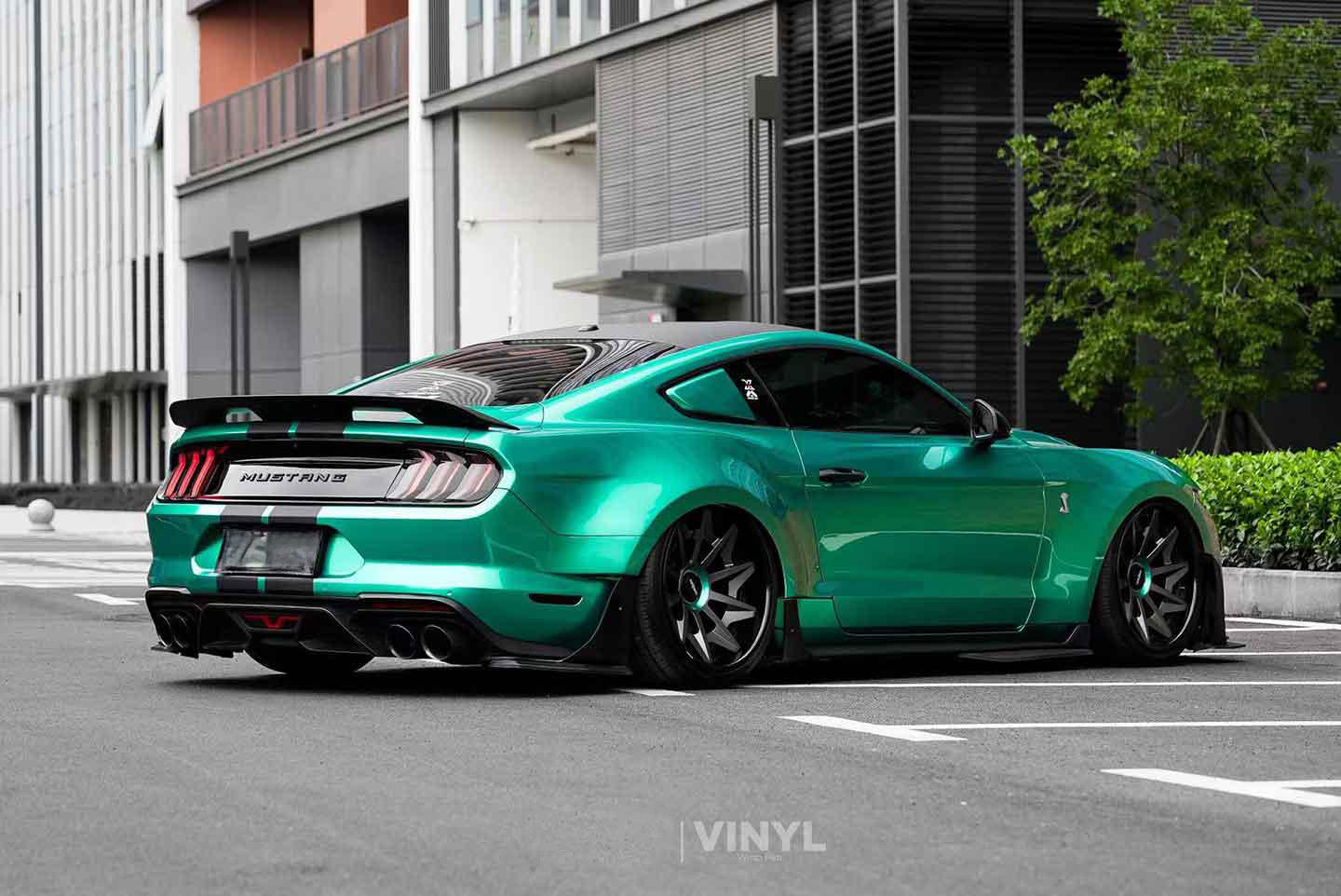 Gloss Manx Green Vinyl Wrap