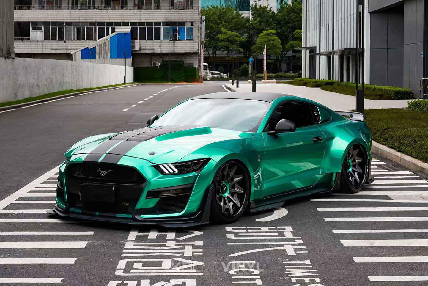 Gloss Manx Green Vinyl Wrap