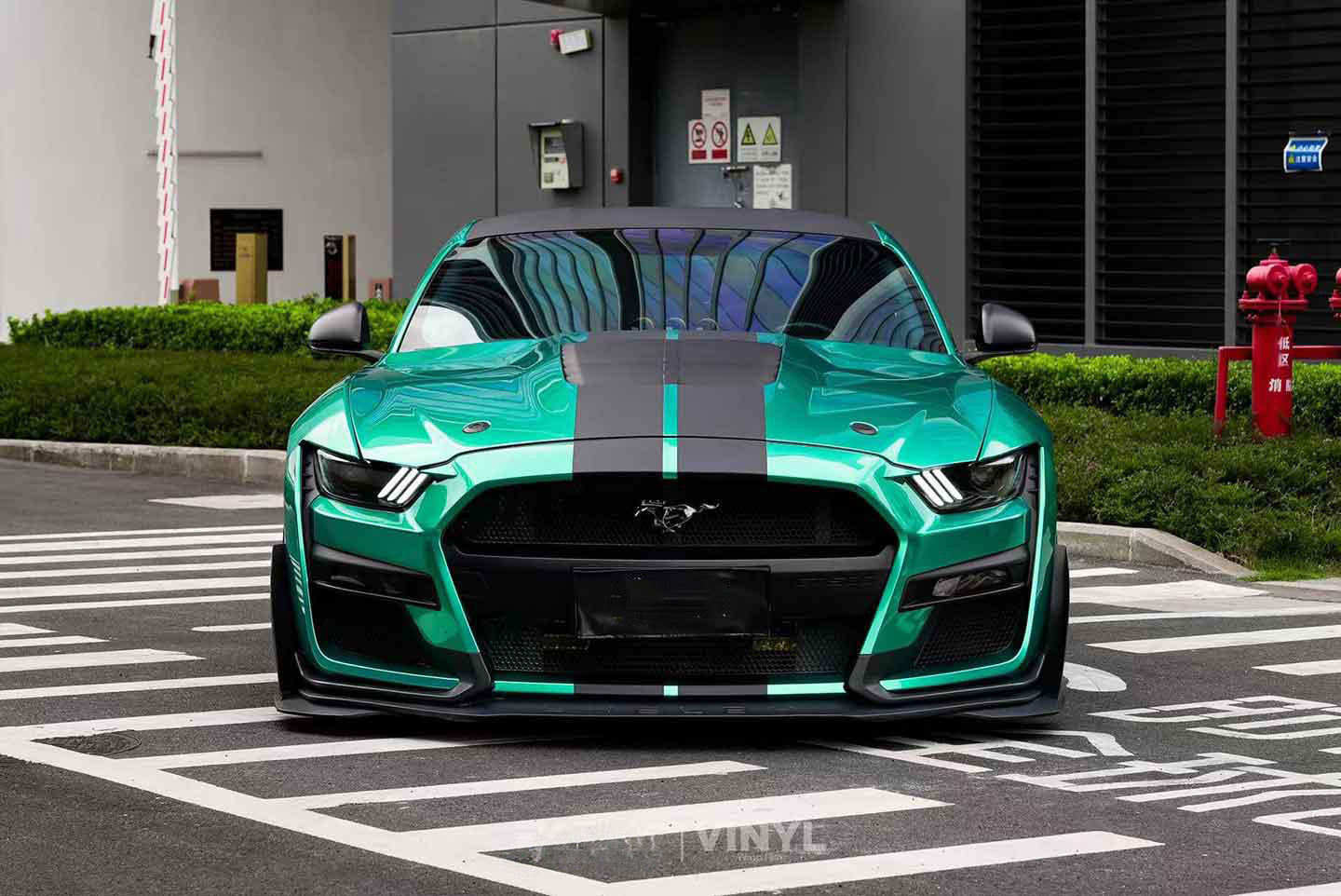 Gloss Manx Green Vinyl Wrap