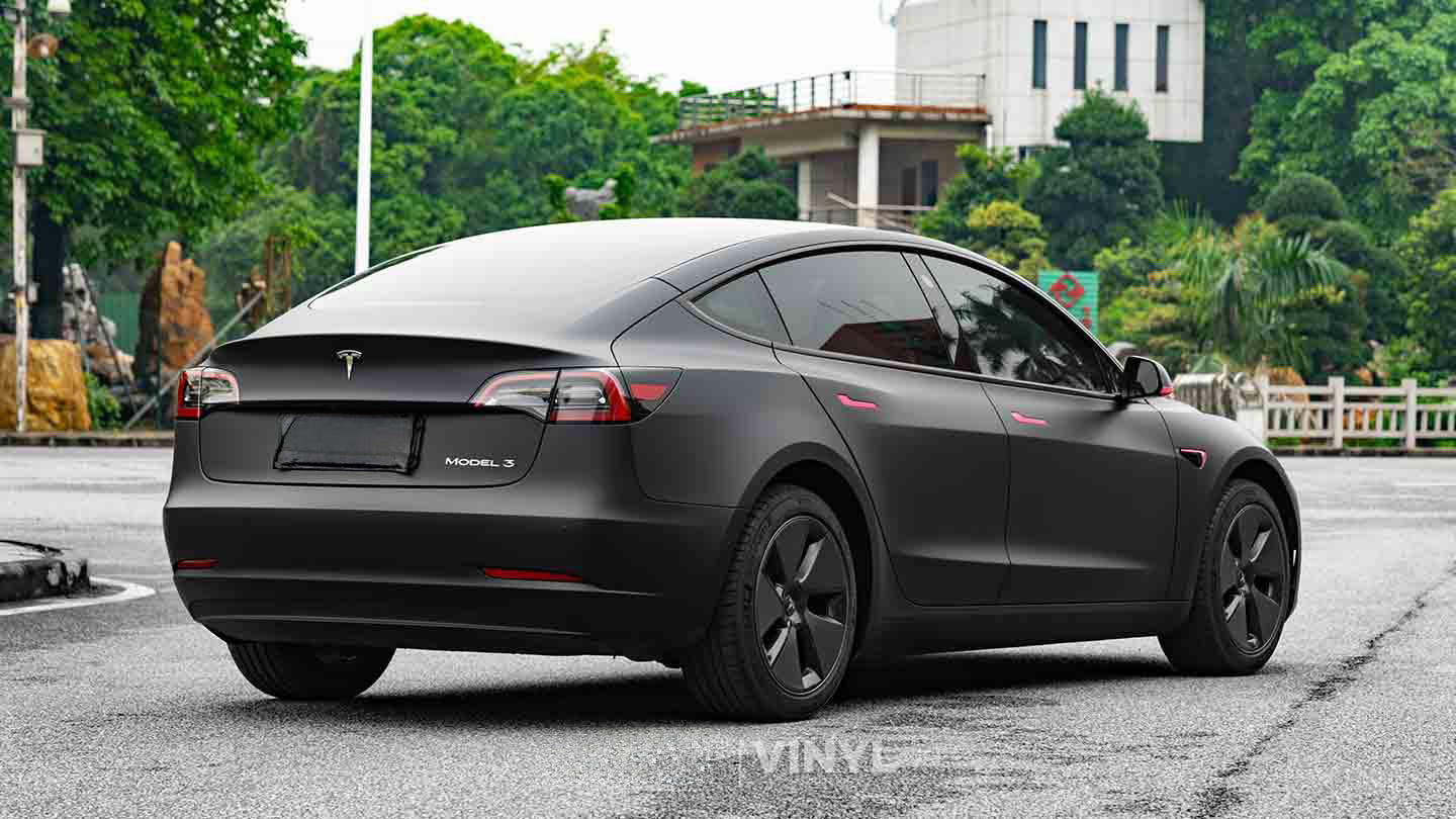 Matte Black Vinyl Wrap