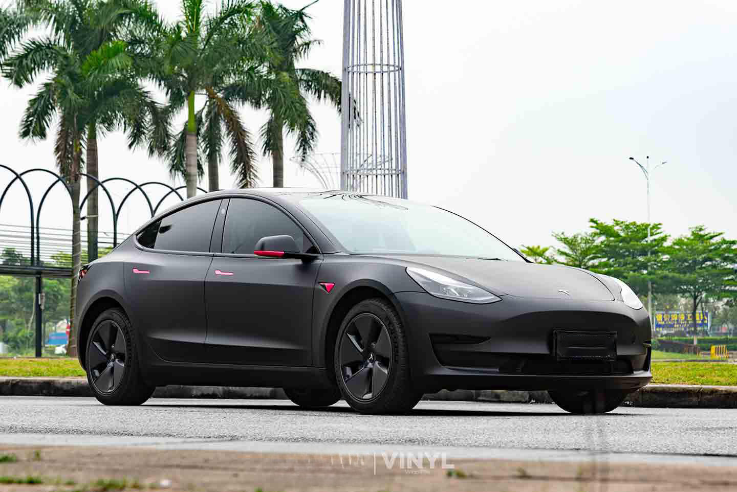 Matte Black Vinyl Wrap
