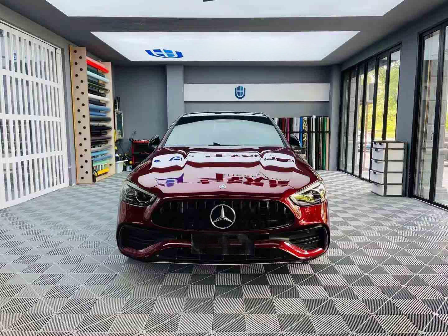 Gloss Metallic Royal Blood Red Vinyl Wrap