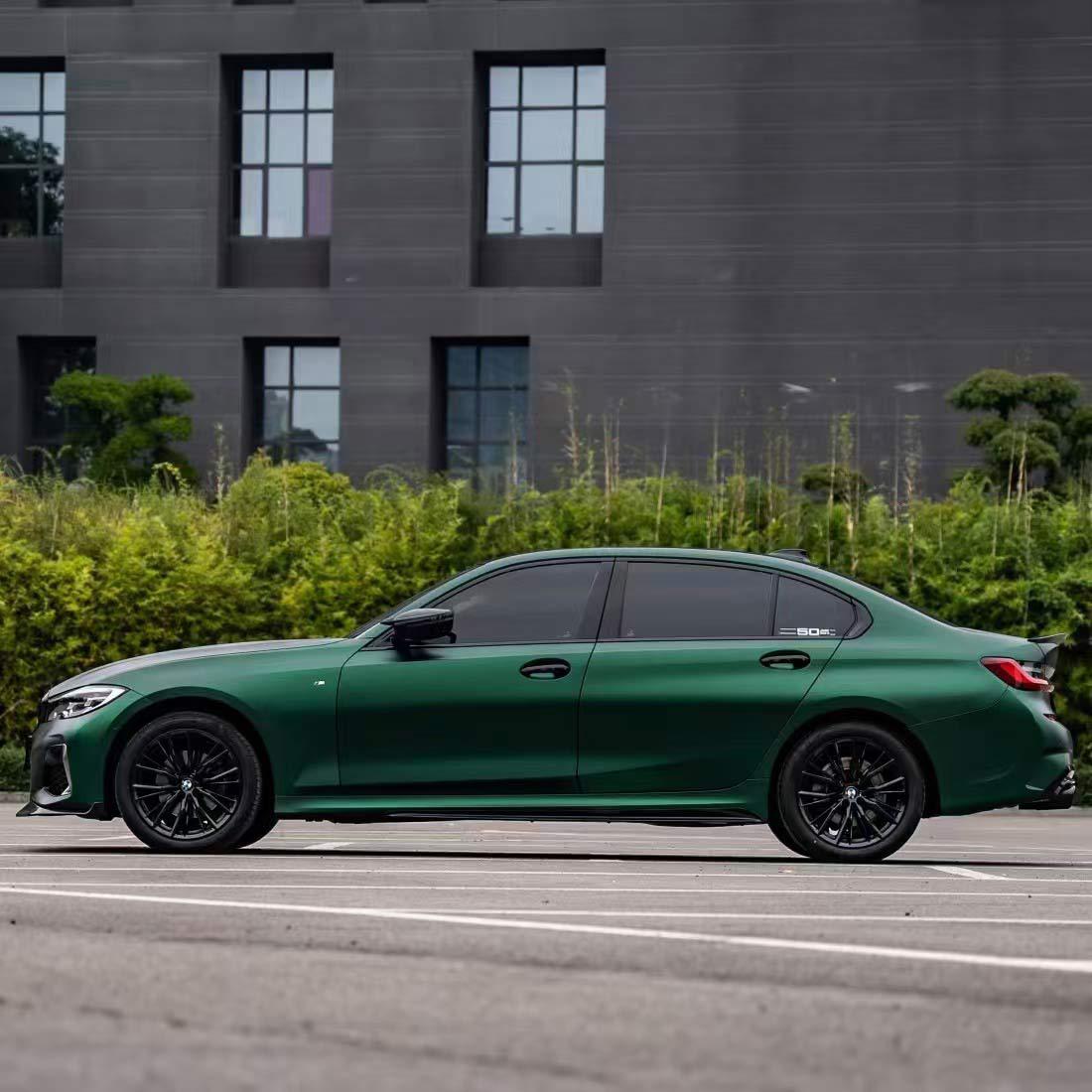 Matte Metallic Venom Green Vinyl Wrap