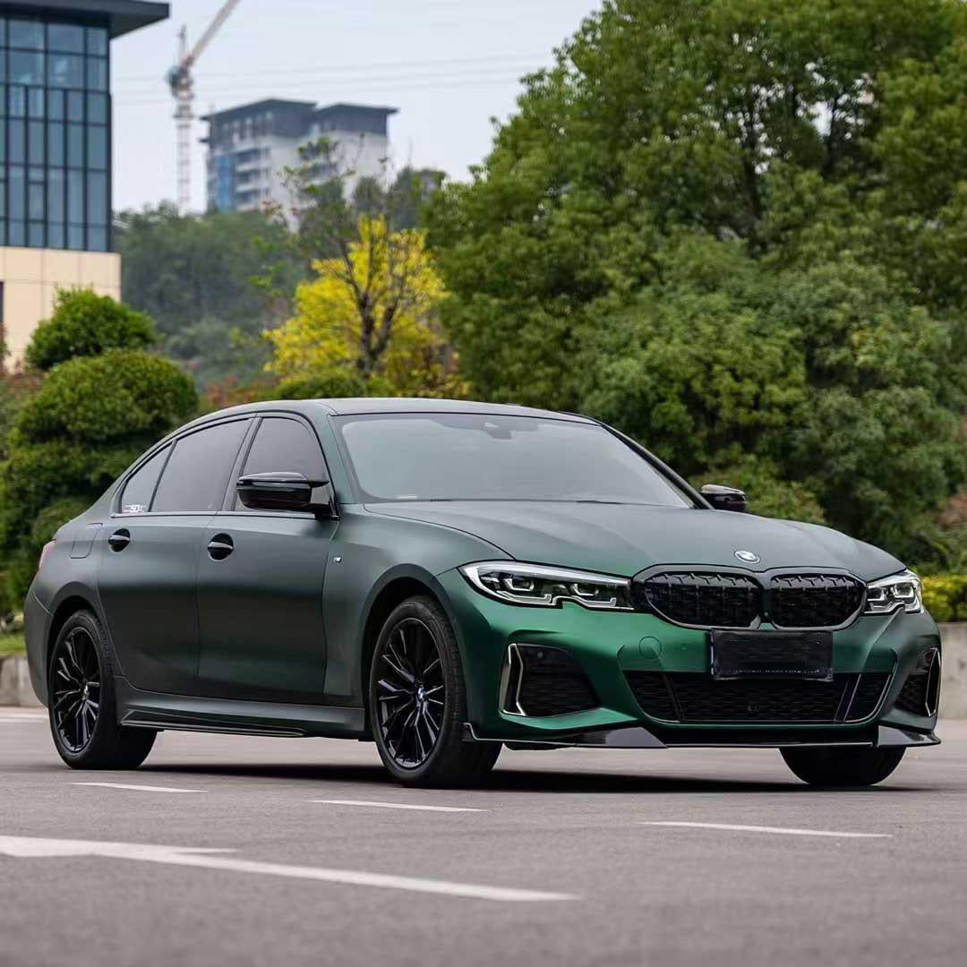 Matte Metallic Venom Green Vinyl Wrap