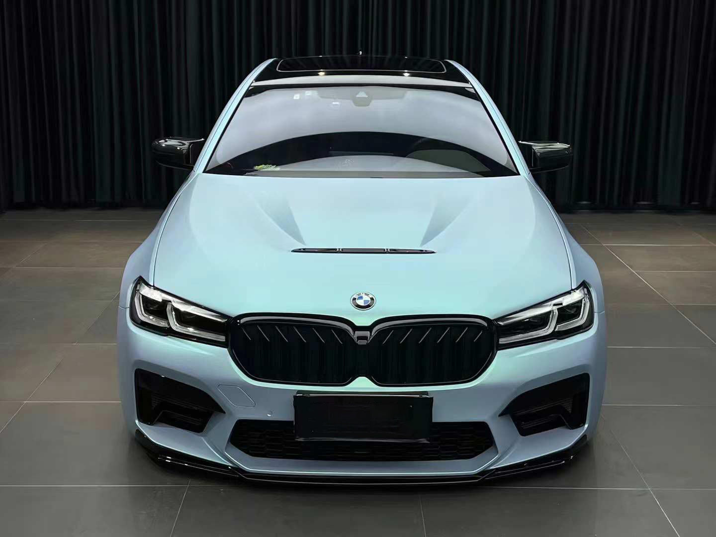 Matte Mountain blue&green Color Shift Vinyl Wrap