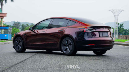 Gloss ‌Mystic Streaming Red Vinyl Wrap Color Shift