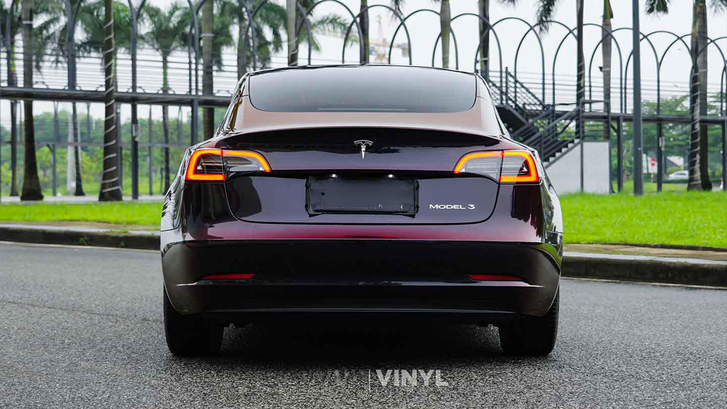 Gloss ‌Mystic Streaming Red Vinyl Wrap Color Shift
