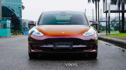 Gloss ‌Mystic Streaming Red Vinyl Wrap Color Shift