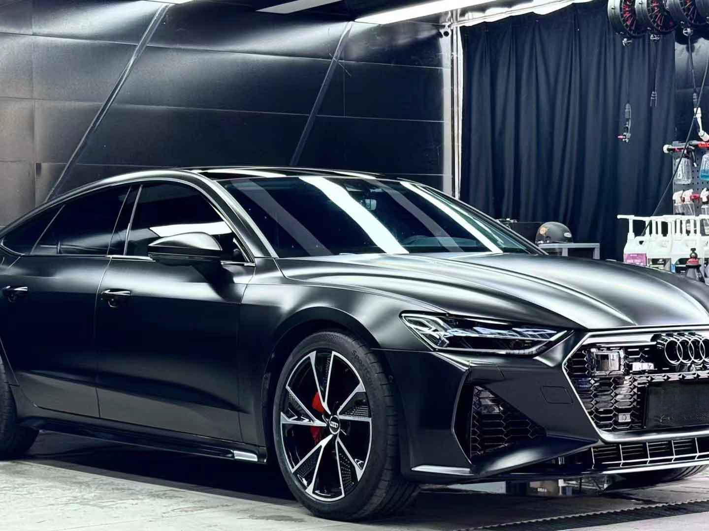 Ceramic Black Vinyl Wrap