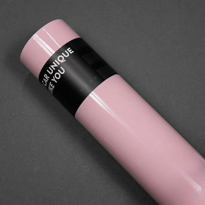Glossy Misty Pink Vinyl Wrap PET inner