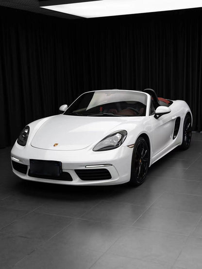 Gloss Liquid Metallic Crescent White Vinyl Wrap