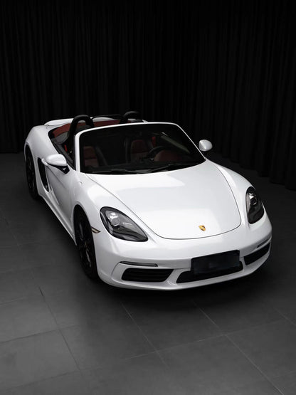 Gloss Liquid Metallic Crescent White Vinyl Wrap