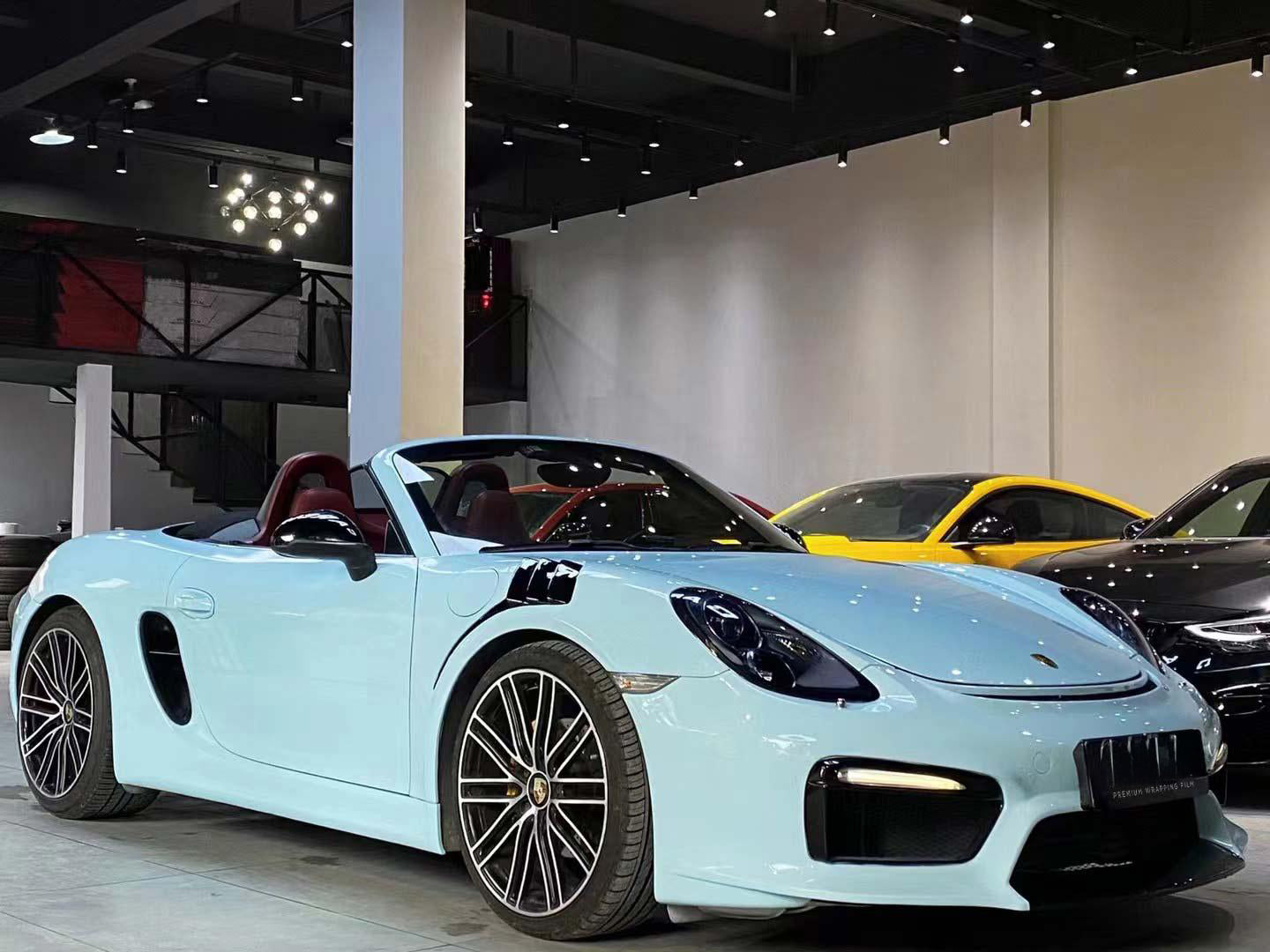 Gloss Glacier Blue Vinyl Wrap