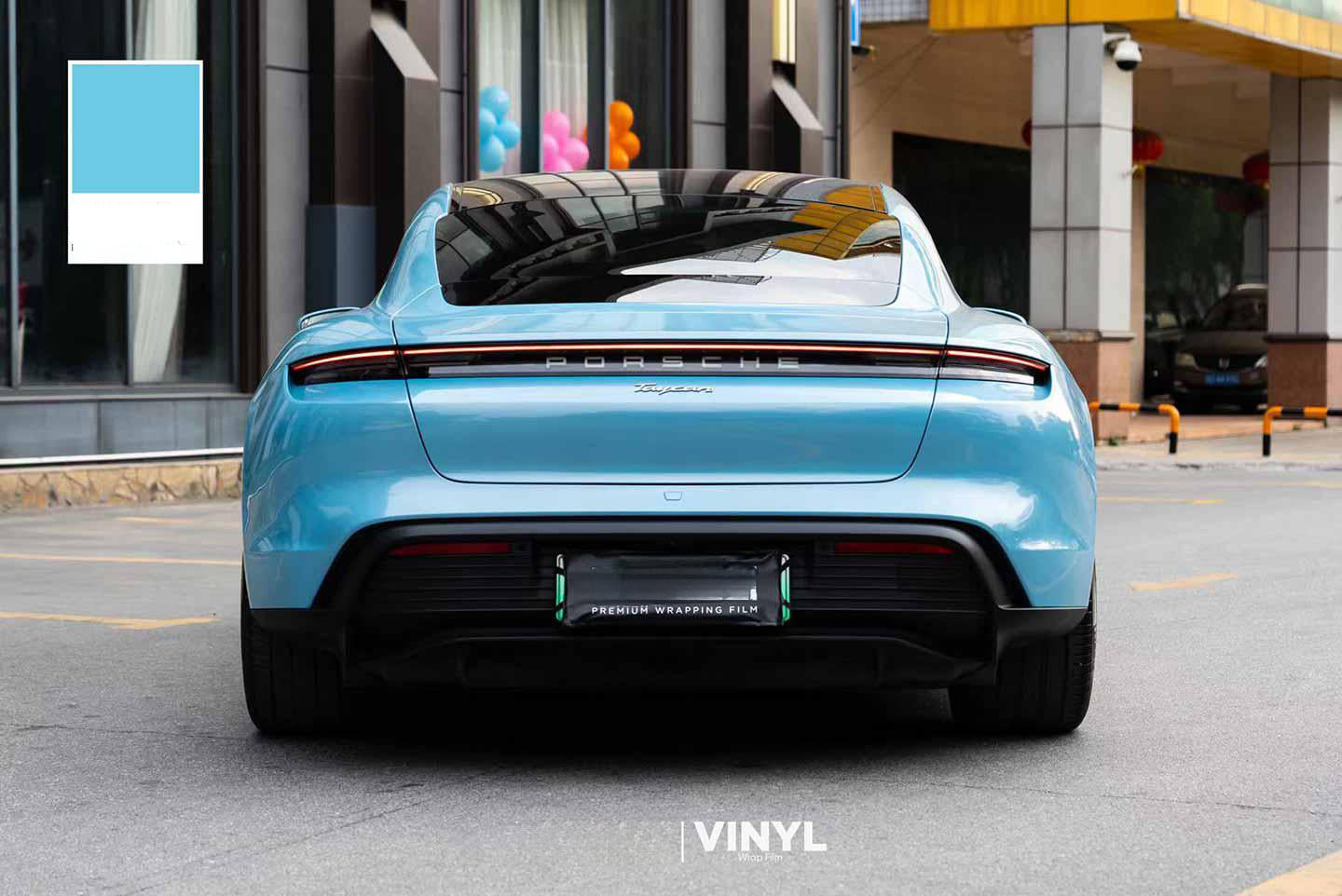 Gloss Glacier Blue Vinyl Wrap