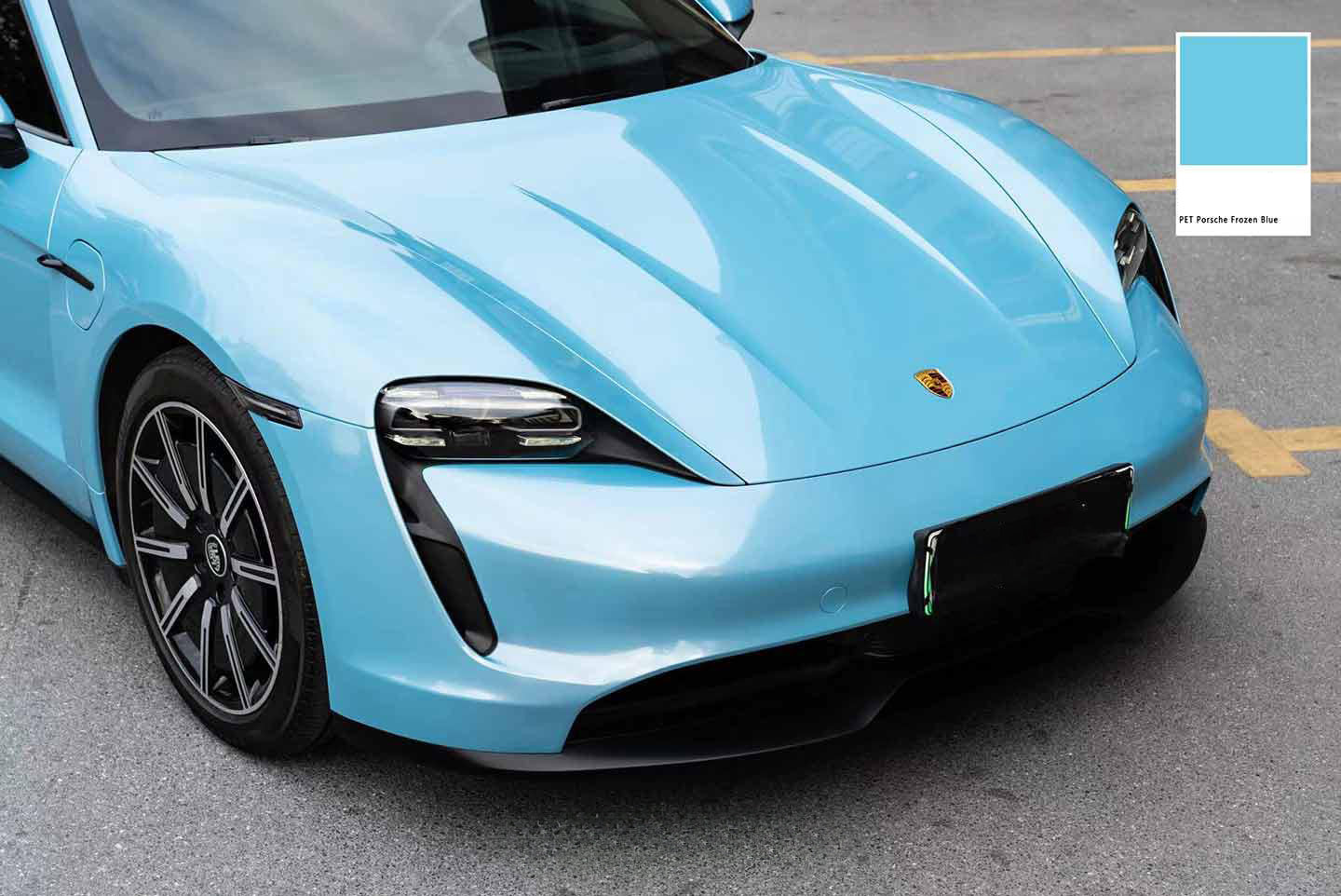 Gloss Glacier Blue Vinyl Wrap