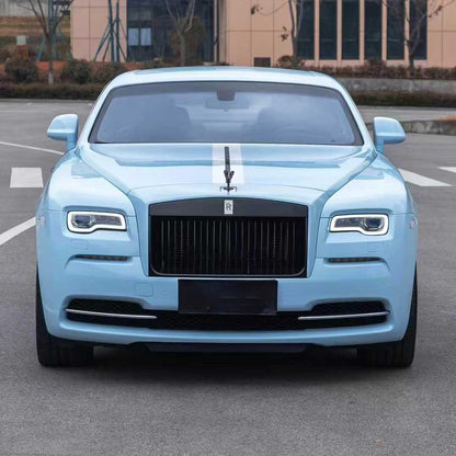 Gloss Crystal Binchuan Blue Vinyl Wrap CS