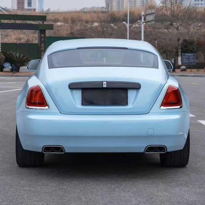 Gloss Crystal Binchuan Blue Vinyl Wrap CS