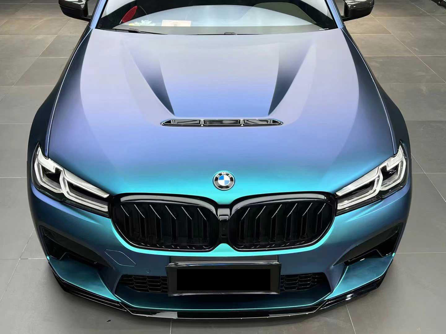 Color Shift Malachite Green Vinyl Wrap HCS