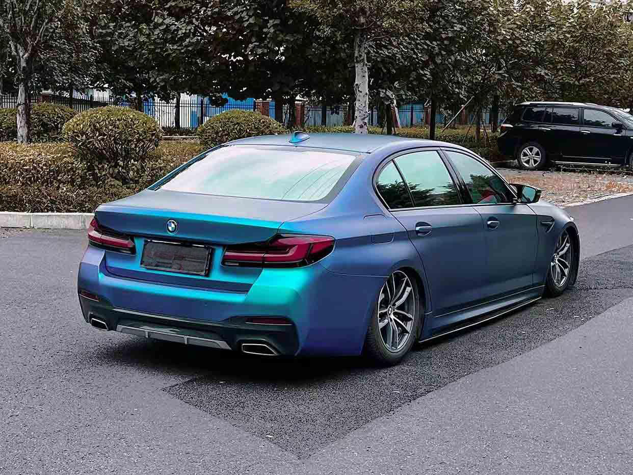 Color Shift Malachite Green Vinyl Wrap HCS